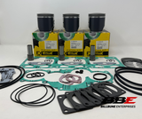 '93-'98 Ski-doo Mach Z 779 Top End Kit Stock 69.50mm Bore Pistons, Gaskets, Mach Z, 780