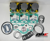 '93-'98 Ski-doo Mach Z 779 Top End Kit Stock 69.50mm Bore Pistons, Gaskets, Mach Z, 780