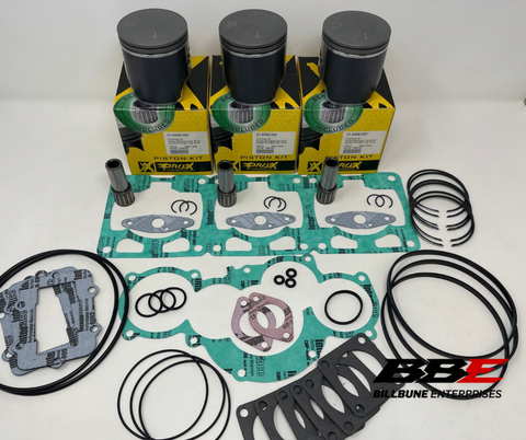 '93-'98 Ski-doo Mach Z 779 Top End Kit .50mm O/S 70mm Bore Pistons, Gaskets, Mach Z, 780