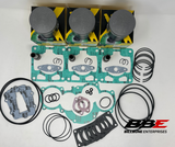 '93-'98 Ski-doo Mach Z 779 Top End Kit .50mm O/S 70mm Bore Pistons, Gaskets, Mach Z, 780