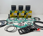 '93-'98 Ski-doo Mach Z 779 Top End Kit 1mm O/S 70.50mm Bore Pistons, Gaskets, Mach Z, 780