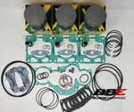 '93-'98 Ski-doo Mach Z 779 Top End Kit 1mm O/S 70.50mm Bore Pistons, Gaskets, Mach Z, 780