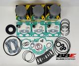 '93-'98 Ski-doo Mach Z 779 Rebuild Kit Stock 69.50mm Bore Pistons, Gaskets, Seals