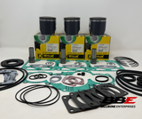 '93-'98 Ski-doo Mach Z 779 Rebuild Kit .50mm O/S 70mm Bore Pistons, Gaskets, Seals