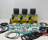 '93-'98 Ski-doo Mach Z 779 Rebuild Kit 1mm O/S 70.50mm Bore Pistons, Gaskets, Seals