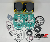 '00-'03 Ski-Doo MXZ 500 Rebuild Kit 1.00mm O/S 70.50mm Bore Pistons, Gaskets, Seals