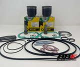 '97-'01 Ski-doo Summit 500 Top End Kit Standard 69.50mm Bore Pistons, Gaskets