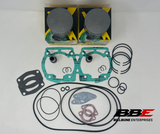'97-'01 Ski-doo Summit 500 Top End Kit .50mm O/S 70mm Bore Pistons, Gaskets