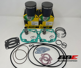 '97-'01 Ski-doo Summit 500 Top End Kit 1mm O/S 70.50mm Bore Pistons, Gaskets