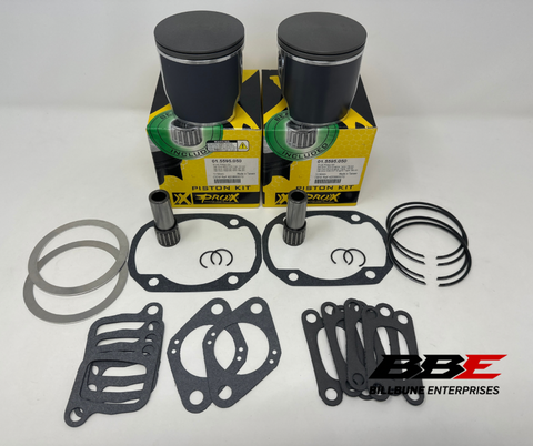 ‘79-‘82 MOTO-SKI Futura 500 Top End Kit, .50mm O/S 72.50mm Pistons, Gaskets, Sonic