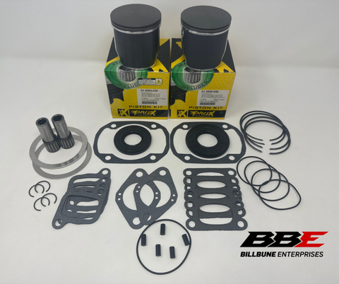 '79-'89 Ski-doo 503 Rebuild Kit .50mm O/S 72.50mm Bore Pistons, Gaskets, Seals, Alpine