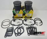 ‘79-‘82 MOTO-SKI Futura 500 Top End Kit, 1.00mm O/S 73.00mm Pistons, Gaskets, Sonic