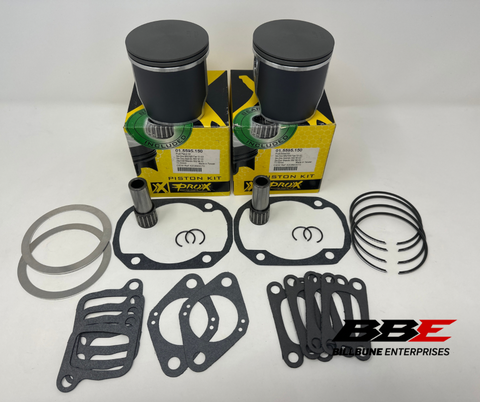 ‘79-‘82 MOTO-SKI Futura 500 Top End Kit, 1.50mm O/S 73.50mm Pistons, Gaskets, Sonic