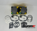 ‘79-‘82 MOTO-SKI Futura 500 Top End Kit, 1.50mm O/S 73.50mm Pistons, Gaskets, Sonic