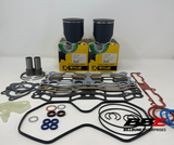 ‘18-‘22 Ski-doo 600R E-TEC Top End Kit Stock 72.30mm Bore Pistons, Gaskets
