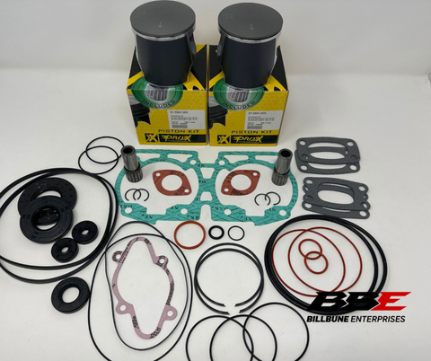 '92-'99 Ski-doo 582 Rebuild Kit Standard 76.00mm Bore Pistons, Gaskets, Seals