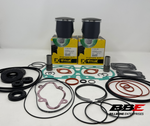 '92-'99 Ski-doo 582 Rebuild Kit Standard 76.00mm Bore Pistons, Gaskets, Seals