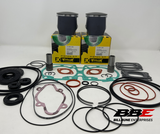 '92-'99 Ski-doo 582 Rebuild Kit .50mm O/S 76.50mm Bore Pistons, Gaskets, Seals