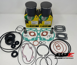 '92-'99 Ski-doo 582 Rebuild Kit 1.00mm O/S 77.00mm Bore Pistons, Gaskets, Seals