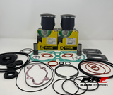 '92-'99 Ski-doo 582 Rebuild Kit 1.00mm O/S 77.00mm Bore Pistons, Gaskets, Seals