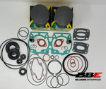 '92-'99 Ski-doo 582 Rebuild Kit 1.00mm O/S 77.00mm Bore Pistons, Gaskets, Seals