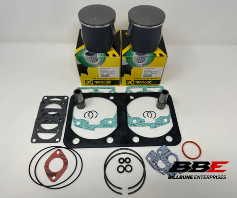 '89-'99 Ski-doo Summit 583 Top End Rebuild Kit .50mm O/S 76.50mm Bore Pistons, Gaskets