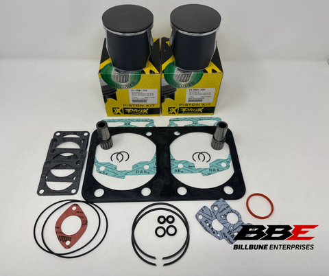 '89-'99 Ski-doo Summit 583 Top End Rebuild Kit 1mm O/S 77mm Bore Pistons, Gaskets