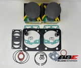 '89-'99 Ski-doo Summit 583 Top End Rebuild Kit 1mm O/S 77mm Bore Pistons, Gaskets