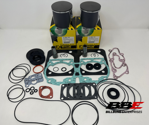 '89-'99 Ski-doo Summit 583 Rebuild Kit 1mm O/S 77mm Bore Pistons, Gaskets, Seals