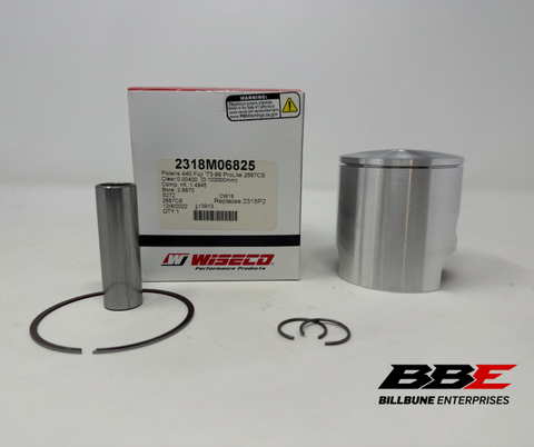 '73-'99 Polaris Indy 440 Wiseco .50mm O/S 68.25mm Bore Piston Kit, Trail, EC44TX