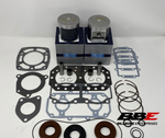 '91-'95 Kawasaki SX 550 Rebuild Kit 1.00mm O/S 76.00mm Bore Pistons Gaskets Seals