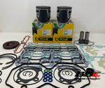 ‘17-‘20 Ski-doo 850 E-TEC Rebuild Kit, Standard Pistons, Complete Gasket Set, Seals