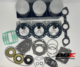 '96-'03 Kawasaki ZXi 1100 WSM 1mm O/S 81.00mm Bore Pistons Gaskets Crank Seals