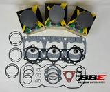 '95-'99 Polaris Indy XLT 600 Top End Kit, Stock 65mm Bore Piston Kits, Gaskets