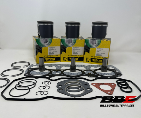 '95-'99 Polaris Indy XLT 600 Top End Kit 66.00mm Bore, 1mm O/S Pistons, Gaskets