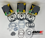 '96-'00 Arctic Cat ZRT 600 Top End Kit, Stock 66.50mm Pistons, Gaskets