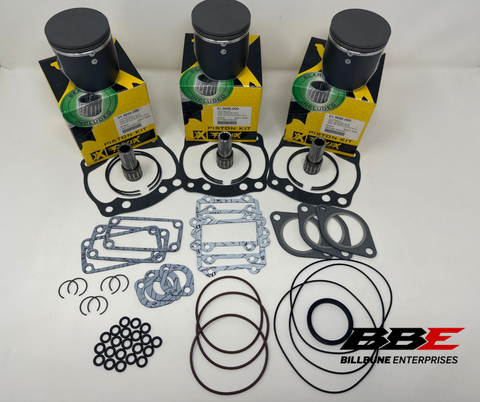 '96-'00 Arctic Cat ZRT 600 Top End Kit, Stock 66.50mm Pistons, Gaskets