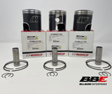 ‘72-'77 Suzuki GT750 Wiseco 1.00mm O/S 71.00mm Bore Piston Kits, Water Buffalo