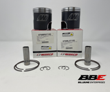 ‘69-‘75 Suzuki T500 1.50mm O/S 71.50mm Bore Wiseco Piston Kits, Titan