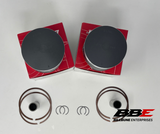 ‘69-‘75 Suzuki T500 2.00mm O/S 72.00mm Bore Wiseco Piston Kits, Titan