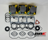 '95-'99 Polaris Indy XLT 600 Engine Kit 1mm O/S 66mm Bore Piston Kits Gaskets Seals