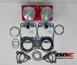 ‘99-‘01 Polaris XCF SP Edge 440 Top End Kit, Stock 65.50mm Bore Piston Kits, Gaskets
