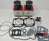 ‘08-‘18 Polaris 600 IQ Racer Top End Kit Wiseco Stock 73.80mm Bore Pistons, Gaskets