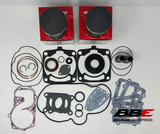 ‘08-‘18 Polaris 600 IQ Racer Engine Kit Wiseco Stock 73.80mm Bore Pistons, Gaskets, Seals