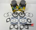 '86-'99 Polaris Indy Trail 488 Fan Top End Kit Stock 72mm Bore Pistons, Gaskets