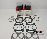 '86-'99 Polaris Indy Trail 488 Fan Top End Kit 1mm O/S 73mm Bore Pistons Gaskets