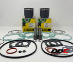 '93-'99 Ski-doo Formula 670 Top End Kit .50mm O/S 78.50mm Bore Pistons / Gaskets