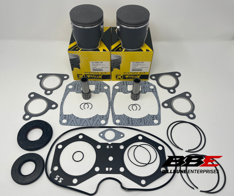 '99-'20 Polaris Indy 550 1.00mm O/S 74.00mm Bore Piston Kits, Gasket W/ Oil Seals