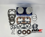 '82-'90 Kawasaki JS 550 Rebuild Kit .75mm O/S 75.75mm Bore Pistons Gaskets Seals