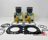 '98-'06 Polaris Indy 500 Top End Kit .50mm O/S 72.50mm Bore Pistons, Gaskets, RMK